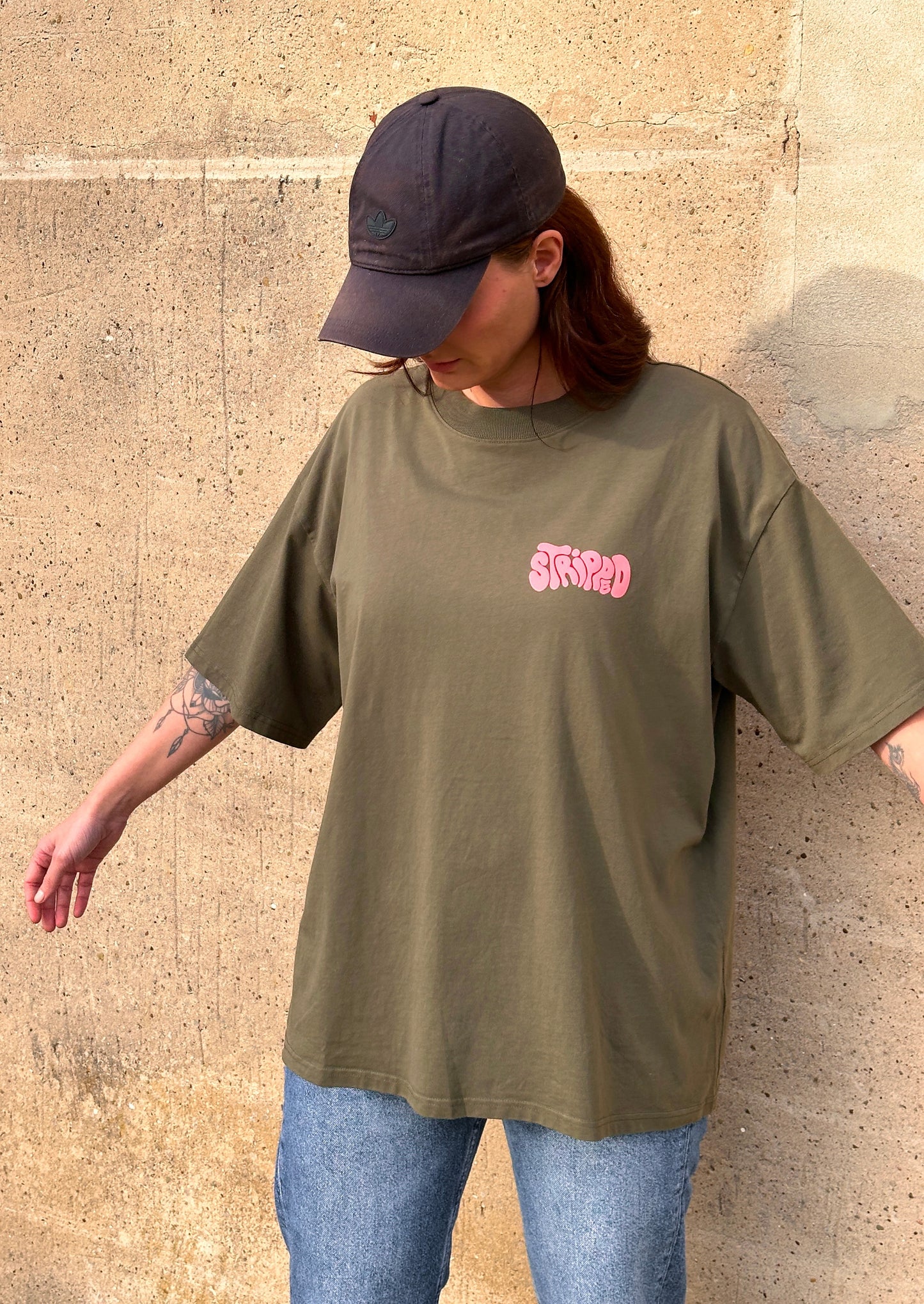 Stripped Shirt Khaki