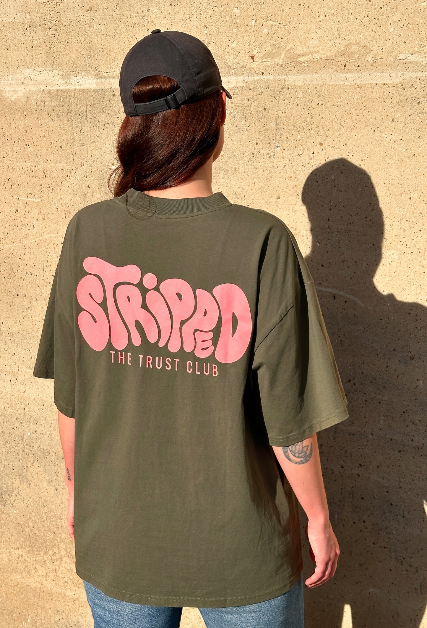 Stripped Shirt Khaki